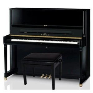 kawai upright piano with bench